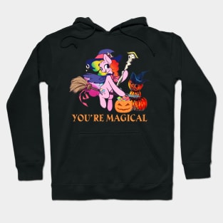 You're Magical T Shirt Cute Unicorn Witch Halloween Shirt Hoodie